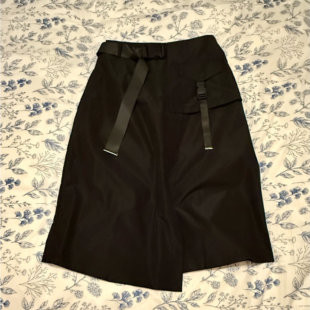 Elegant c Industrial Black Women's Skirt, sz s